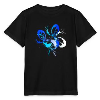 Wasser - Stanley/Stella Kinder T-Shirt MINI CREATOR  - Schwarz - Vorne - Mikhail (115cm)