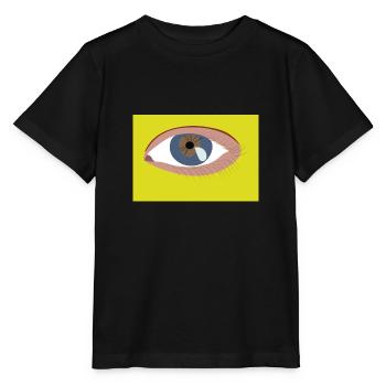 Oeil - T-shirt bio MINI CREATOR Stanley/Stella Enfant - noir - Devant - Mikhail (115cm)