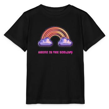 Where is the goblin? Metallic rainbow - Stanley/Stella MINI CREATOR Kids’ T-Shirt - black - Front - Mikhail (115cm)