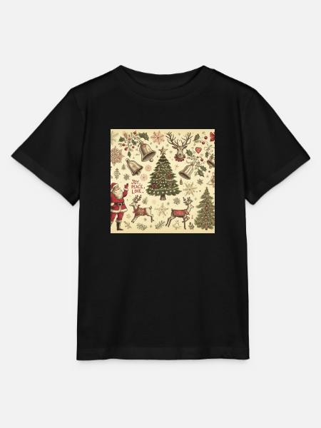 Winter Design - Stanley/Stella Kinder T-Shirt MINI CREATOR - Schwarz
