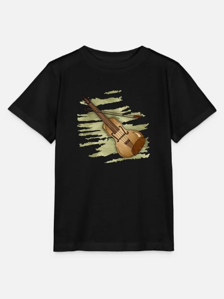 Geige - Stanley/Stella Kinder T-Shirt MINI CREATOR - Schwarz