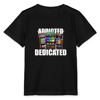Gambling Casino Funny Gambling Gift Dedicated - Stanley/Stella MINI CREATOR Kids’ T-Shirt - black - Front - Mikhail (115cm)