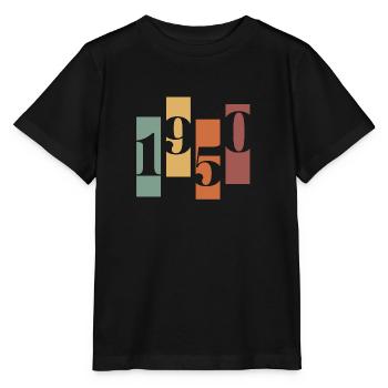 1950er Vintage Retro Möbel - Stanley/Stella Kinder T-Shirt MINI CREATOR  - Schwarz - Vorne - Mikhail (115cm)