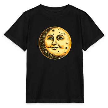 Moon - Stanley/Stella MINI CREATOR Kids’ T-Shirt - black - Front - Mikhail (115cm)