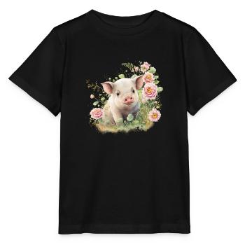 COCHON - T-shirt bio MINI CREATOR Stanley/Stella Enfant - noir - Devant - Mikhail (115cm)