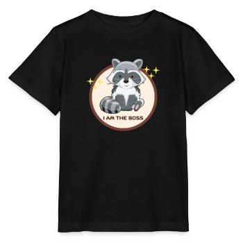 I AM THE CHEFFE - Stanley/Stella Kinder T-Shirt MINI CREATOR  - Schwarz - Vorne - Mikhail (115cm)