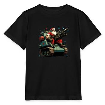 Weihnachtsmann - Stanley/Stella Kinder T-Shirt MINI CREATOR  - Schwarz - Vorne - Mikhail (115cm)