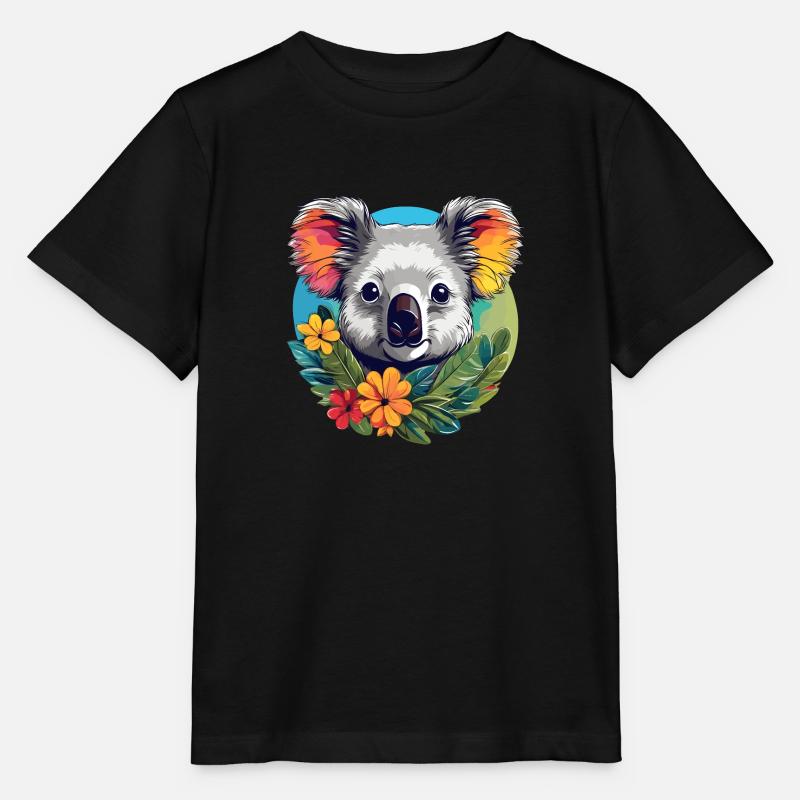 Koala - T-shirt bio MINI CREATOR Stanley/Stella Enfant - noir