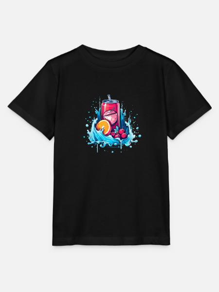 Cherry Softdrink Geschenk - Stanley/Stella Kinder T-Shirt MINI CREATOR - Schwarz