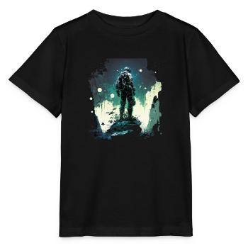 Spaceman - Stanley/Stella MINI CREATOR Kids’ T-Shirt - black - Front - Mikhail (115cm)