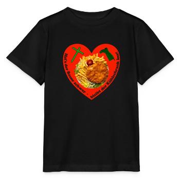 Solidarität mit den Bauern - Stanley/Stella Kinder T-Shirt MINI CREATOR  - Schwarz - Vorne - Mikhail (115cm)