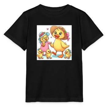 Sweet I Duck Family - Stanley/Stella MINI CREATOR Kids’ T-Shirt - black - Front - Mikhail (115cm)