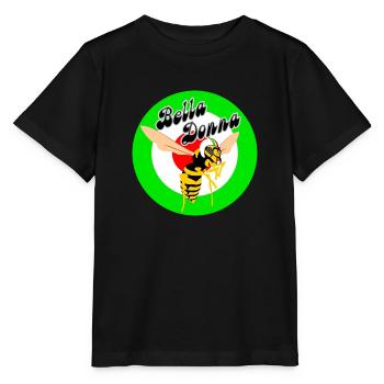 Guêpe Mod Cible Cocarde Verte Bella Donna - T-shirt bio MINI CREATOR Stanley/Stella Enfant - noir - Devant - Mikhail (115cm)