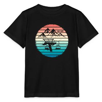 SKYING - Stanley/Stella Kinder T-Shirt MINI CREATOR  - Schwarz - Vorne - Mikhail (115cm)
