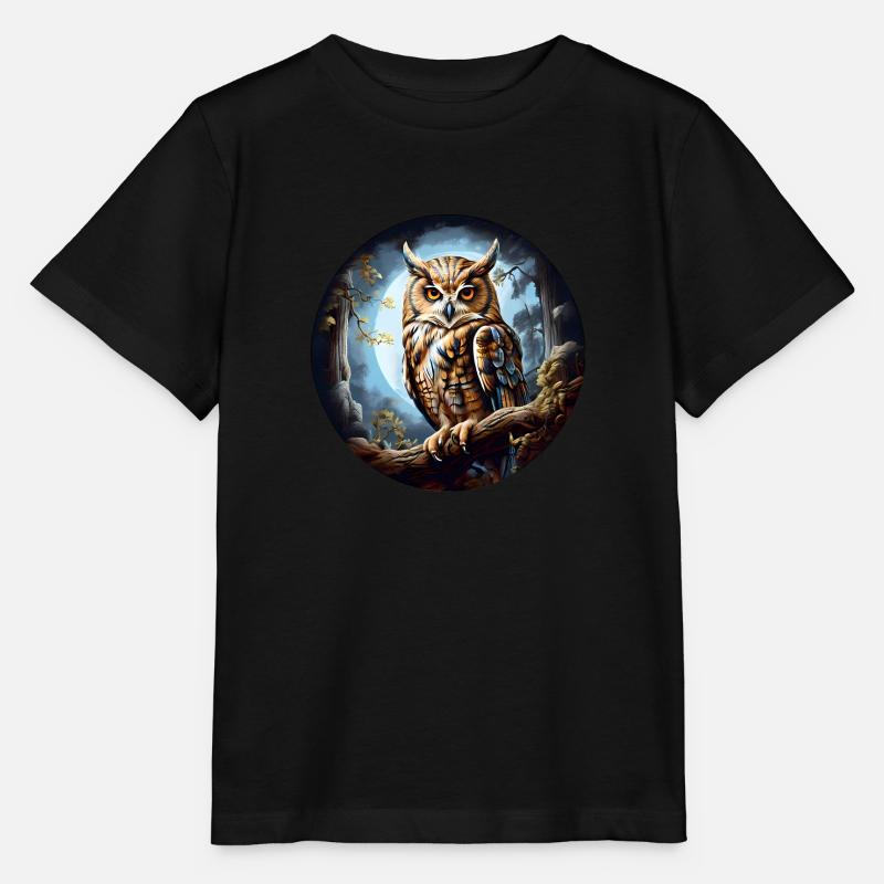 Grand-duc - T-shirt bio MINI CREATOR Stanley/Stella Enfant - noir