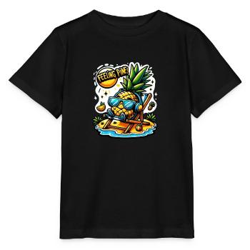 Feeling Pine - Stanley/Stella MINI CREATOR Kids’ T-Shirt - black - Front - Mikhail (115cm)