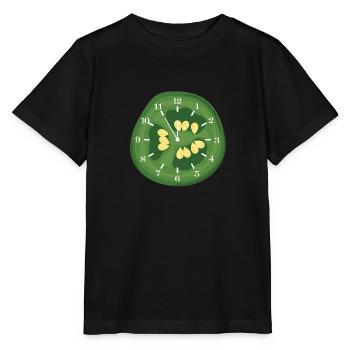 Es ist Zeit für Pfeffer - Stanley/Stella Kinder T-Shirt MINI CREATOR  - Schwarz - Vorne - Mikhail (115cm)