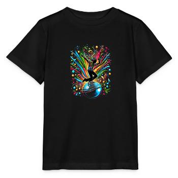 Dancing Rhythm – Musical Joie de vivre - T-shirt bio MINI CREATOR Stanley/Stella Enfant - noir - Devant - Mikhail (115cm)