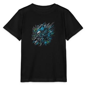 Geschwindigkeit neuronaler Netze - Stanley/Stella Kinder T-Shirt MINI CREATOR  - Schwarz - Vorne - Mikhail (115cm)
