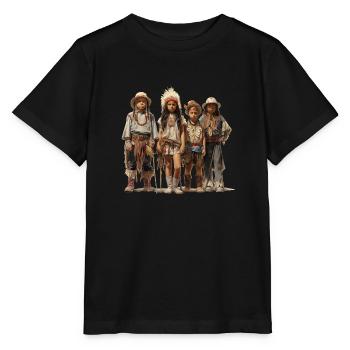 Déguisement de carnaval avec imagination - T-shirt bio MINI CREATOR Stanley/Stella Enfant - noir - Devant - Mikhail (115cm)