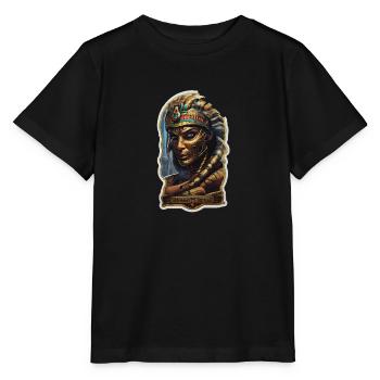 Momie égyptienne - T-shirt bio MINI CREATOR Stanley/Stella Enfant - noir - Devant - Mikhail (115cm)