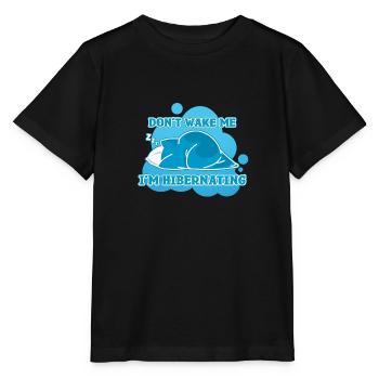 Wecke mich nicht, ich schlafe - Stanley/Stella Kinder T-Shirt MINI CREATOR  - Schwarz - Vorne - Mikhail (115cm)