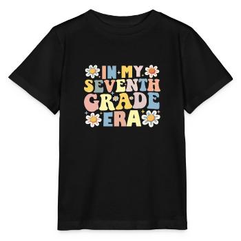 Lehrerin Schülerin 7. Klasse in meiner siebten Klasse Ära - Stanley/Stella Kinder T-Shirt MINI CREATOR  - Schwarz - Vorne - Mikhail (115cm)