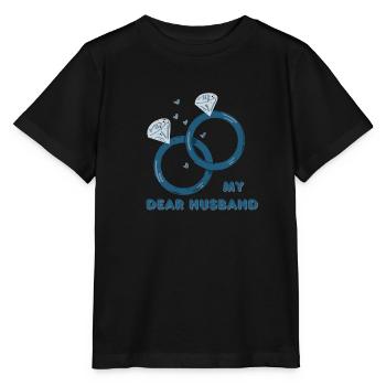 My Dear husbans - Stanley/Stella Kinder T-Shirt MINI CREATOR  - Schwarz - Vorne - Mikhail (115cm)