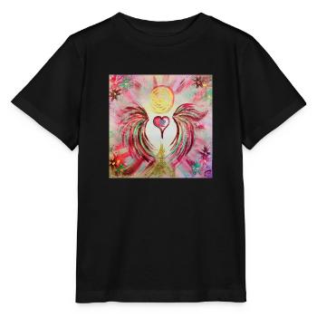 Herzengel Wirkmacht - Stanley/Stella Kinder T-Shirt MINI CREATOR  - Schwarz - Vorne - Mikhail (115cm)