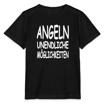 Angling - Stanley/Stella MINI CREATOR Kids’ T-Shirt - black - Front - Mikhail (115cm)