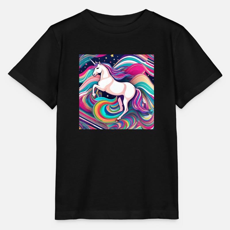 Licorne Einhorn - T-shirt bio MINI CREATOR Stanley/Stella Enfant - noir