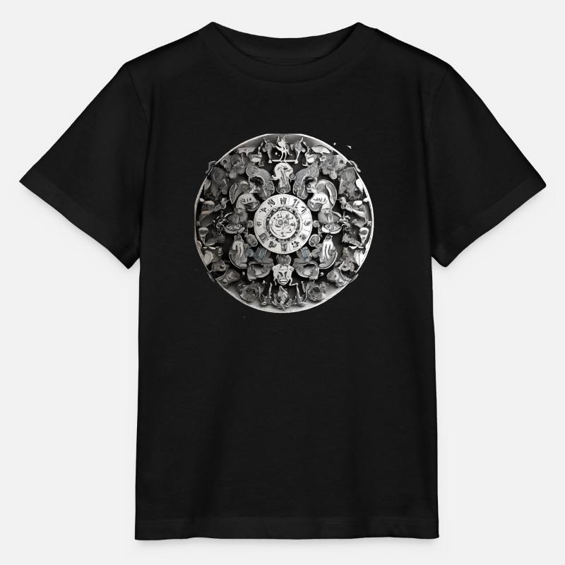 Mandala - T-shirt bio MINI CREATOR Stanley/Stella Enfant - noir