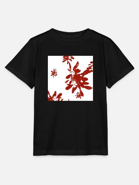 Blätter Design - Stanley/Stella Kinder T-Shirt MINI CREATOR - Schwarz