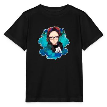 Madame Soline version Manga - T-shirt bio MINI CREATOR Stanley/Stella Enfant - noir - Devant - Mikhail (115cm)