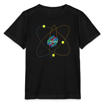 Atome - T-shirt bio MINI CREATOR Stanley/Stella Enfant - noir - Devant - Mikhail (115cm)