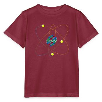 Atom - Stanley/Stella MINI CREATOR Kids’ T-Shirt - burgundy - Front - Kain (125cm)