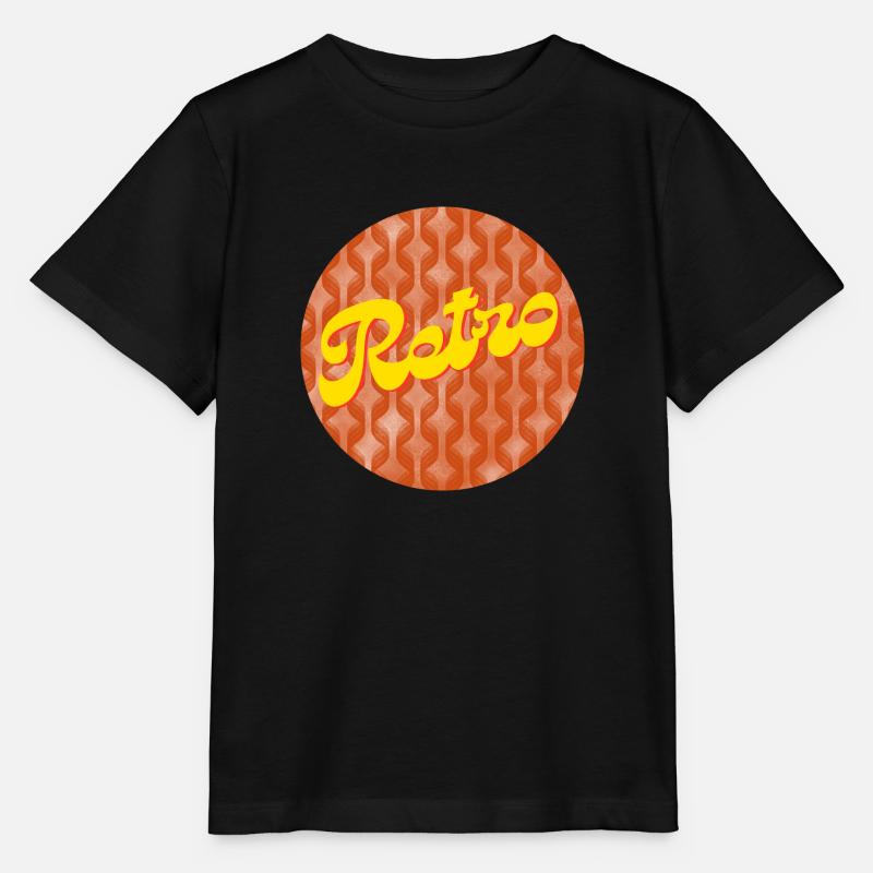 Retro - Stanley/Stella MINI CREATOR Kids’ T-Shirt - black