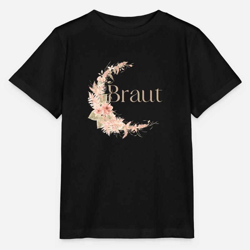 Braut Boho / Junggesellenabschied - Stanley/Stella Kinder T-Shirt MINI CREATOR  - Schwarz