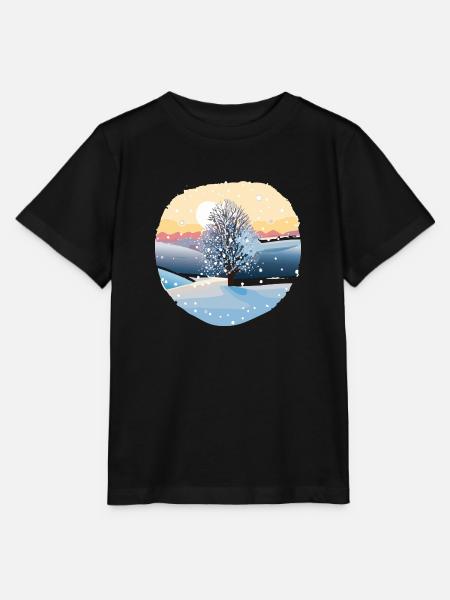 Winterzauber: Schneezauberbaum - Stanley/Stella Kinder T-Shirt MINI CREATOR - Schwarz