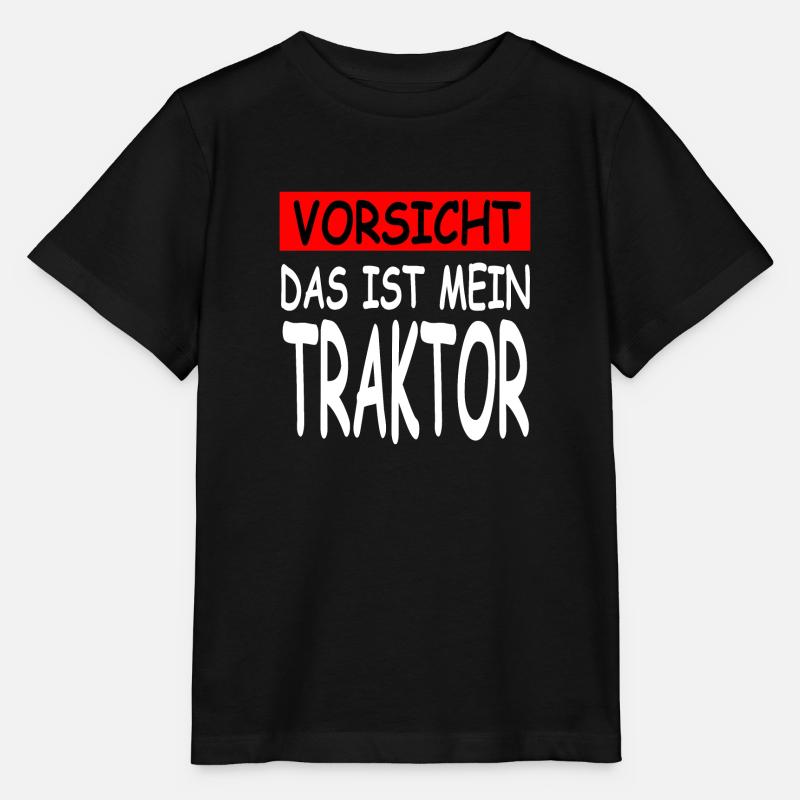 Traktor - Stanley/Stella Kinder T-Shirt MINI CREATOR - Schwarz