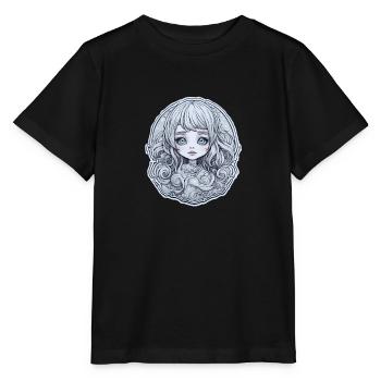 Joie de vivre rayonnante : une fille dans le bonheur - T-shirt bio MINI CREATOR Stanley/Stella Enfant - noir - Devant - Mikhail (115cm)
