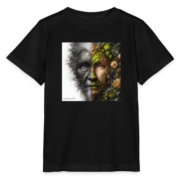 Mutter und Vater Erde - Stanley/Stella Kinder T-Shirt MINI CREATOR  - Schwarz - Vorne - Mikhail (115cm)