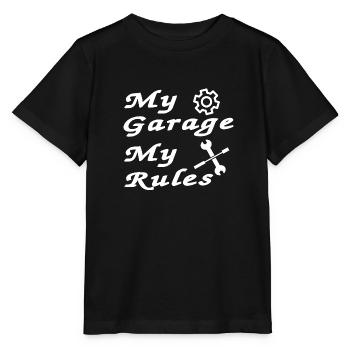 Garage - Stanley/Stella Kinder T-Shirt MINI CREATOR  - Schwarz - Vorne - Mikhail (115cm)