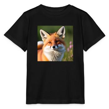 schlauer Fuchs - Stanley/Stella Kinder T-Shirt MINI CREATOR  - Schwarz - Vorne - Mikhail (115cm)