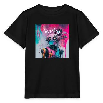Limbo Robo Colour Splash - Stanley/Stella MINI CREATOR Kids’ T-Shirt - black - Front - Mikhail (115cm)