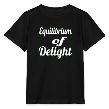 Le bonheur : trouver la joie : trouver l’équilibre - T-shirt bio MINI CREATOR Stanley/Stella Enfant - noir - Devant - Mikhail (115cm)