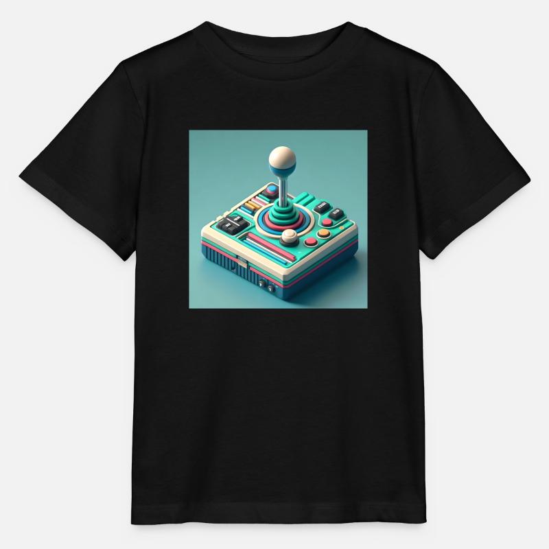 Joystick 7 - Stanley/Stella Kinder T-Shirt MINI CREATOR  - Schwarz