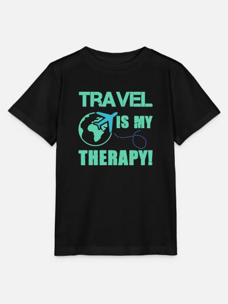 travel therapy 1 - Stanley/Stella Kinder T-Shirt MINI CREATOR  - Schwarz