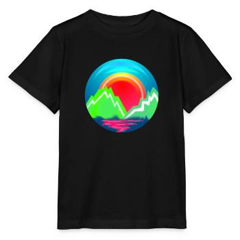 Landschaft - Stanley/Stella Kinder T-Shirt MINI CREATOR  - Schwarz - Vorne - Mikhail (115cm)