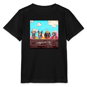 Modern Society - Stanley/Stella Kinder T-Shirt MINI CREATOR  - Schwarz - Vorne - Mikhail (115cm)
